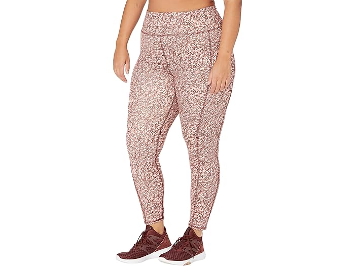 (取寄) メイドウェル プラス MWL フレックス ハイライズ 25 レギングス イン コテージ ガーデン Madewell Plus MWL Flex High-Rise 25" Leggings in Cottage Garden Vintage Mulberry
