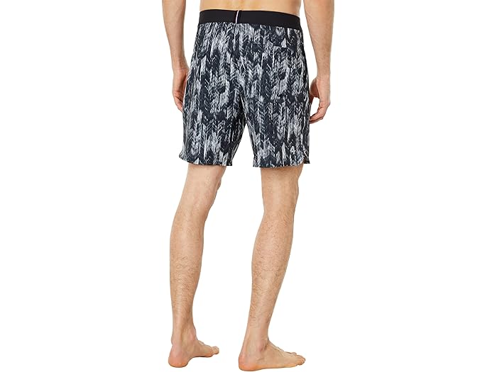 (取寄) フォーラップス ボードショーツ アンライン 8 Fourlaps Boardshorts Unlined 8" Batik Black