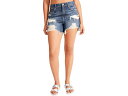 (取寄) マッデン ガール ブリーカー ボーイフレンズ ショーツ Madden Girl Bleeker Boyfriend Shorts Kiara(4)