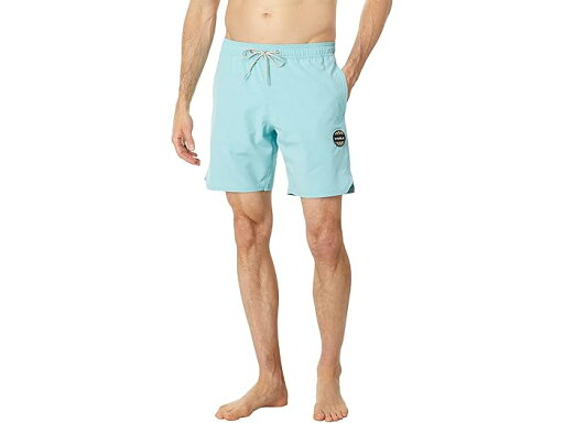 (取寄) ヴィスラ ソリッド セッツ 17.5 エコラスティック トランクス VISSLA Solid Sets 17.5" Ecolastic Trunks Aqua