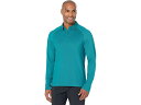 (取寄) ローン デルタ ピケ ロング スリーブ ポロ Rhone Delta Pique Long Sleeve Polo Deep Teal/Deep Lake(4)