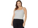 (取寄) メイドウェル プラス MWL スーパーリブド クロップ タンク Madewell Plus MWL Superribbed Crop Tank Marled Grey(4)