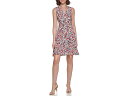 (取寄) トミーヒルフィガー ニット ドレス Tommy Hilfiger Knit Dress Hot Pink Multi(4)