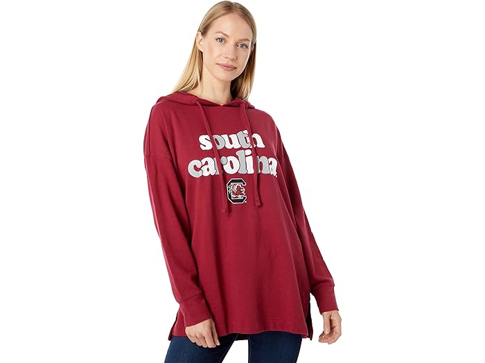 (取寄) ローレンジェームズ サウス カロリナ ゲームコックス ロング-レングス サイド ベント パーカー Lauren James South Carolina Gamecocks Long-Length Side Vent Hoodie Garnet