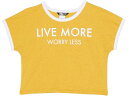 (取寄) トゥルース ライブ モア ウォーリー レス ティー (リトル キッズ/ビッグ キッズ) TRUCE Live More Worry Less Tee (Little Kids/Big Kids) Mustard