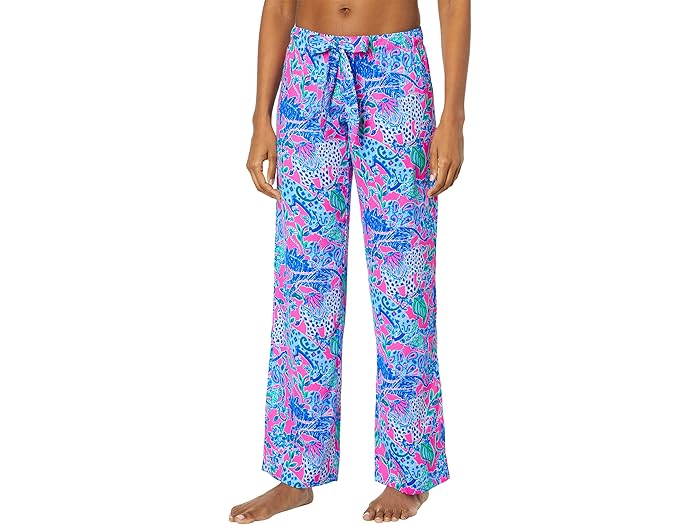 () ꡼ ԥåĥ Pj ֥ ѥ Lilly Pulitzer PJ Woven Pants Plumeria Pi...