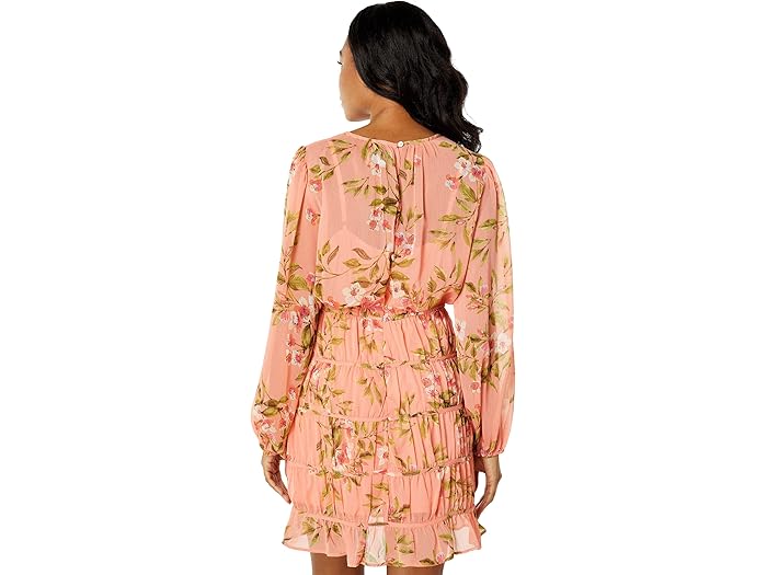 (取寄) ロスト + ワンダー サンセット フルール ミニ ドレス Lost + Wander Sunset Fleurs Mini Dress Coral Floral