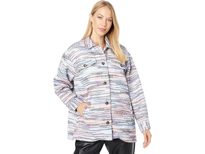 () BCBGͥ졼 ˥å ĥ  㥱å BCBGeneration Knit Tweed Long Jac...