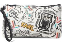(取寄) カール ラガーフェルド パリ メイベル スルグ リスレット Karl Lagerfeld Paris Maybelle SLG Wristlet White Combo(4)