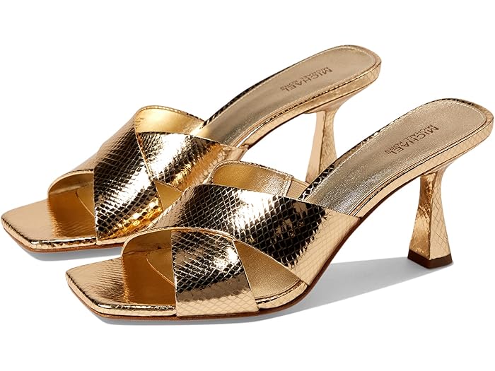 () ޥ륳  ߥ塼 MICHAEL Michael Kors Clara Mule Pale Gold
