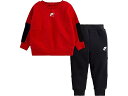 (取寄) ナイキ キッズ エアー クルー + パンツ セット (リトル キッズ) Nike Kids Air Crew + Pants Set (Little Kids) University Red