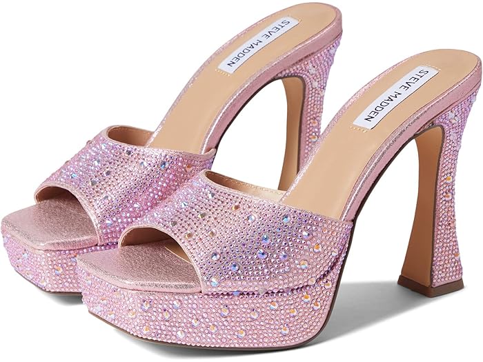 楽天ジェットラグ楽天市場店（取寄） スティーブマデン エイブリー ヒールド サンダル Steve Madden Avery Heeled Sandal Pink Multi