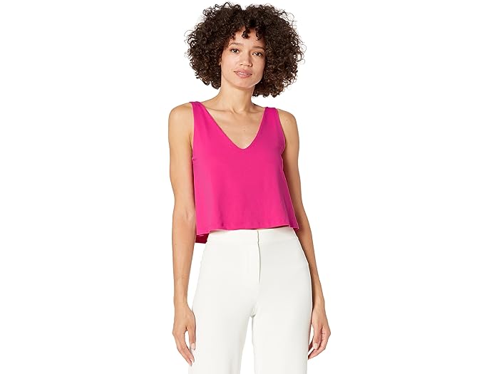(取寄) スサナ モナコ タンク フレア トップ Susana Monaco Tank Flare Top Punch Pink