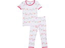 (取寄) エズミ ショート スリーブ トップ アンド パンツ セット (ビッグ キッズ) esme Short Sleeve Top and Pants Set (Big Kids) Pom-Poms