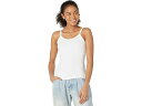 (取寄) サンドライ ビスコース スパンデックス リブド カミ SUNDRY Viscose Spandex Ribbed Cami White