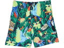 (取寄) ケンゾー キッズ ジャングル プリント ショーツ (トドラー) Kenzo Kids Jungle Print Shorts (Toddler) Navy
