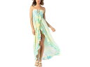 (取寄) ティアレ ハワイ フリン マキシ ドレス Tiare Hawaii Flynn Maxi Dress Lemon Lime Smoke(4)