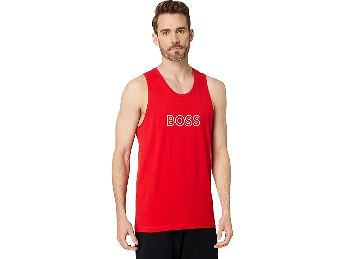 () ܥ ȥ饤  åȥ  ȥå BOSS Outline Logo Cotton Tank Top Brigh...