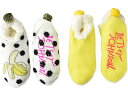 (取寄) ベッツィジョンソン ウィメンズ 2 ペア パック インフューズド キャビン フッティー ソック Betsey Johnson Women's 2 Pa...