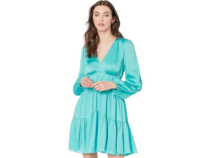 (取寄) トリーナターク メイク メリー ドレス Trina Turk Make Merry Dress Turquoise