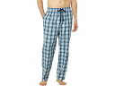 (取寄) ノーティカ プレイド ポプリン スリープ パンツ Nautica Plaid Poplin Sleep Pants Sail White