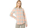 (取寄) フライロー ブリジット テック フランネル Flylow Brigitte Tech Flannel Peach/Dove/Aqua Plaid