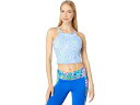 (取寄) リリー ピュリッツァー レティシア ブラ タンク Upf 50+ Lilly Pulitzer Letitia Bra Tank UPF 50+ Blue Peri The Turtle Package(4)