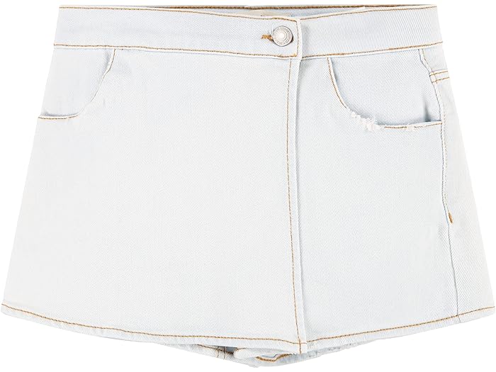 (���) �꡼�Х��� ���å� �ǥ˥� �������� (��ȥ� ���å�) Levi's Kids Denim Skort (Little Kids) At Sea