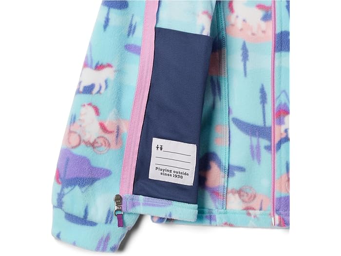 (���) ������ӥ� ���å� �٥�ȥ� ���ץ�󥰥� �� �ץ��ƥå� �ե꡼�� (��ȥ� ���å� �ӥå� ���å�) Columbia Kids Benton Springs II Printed Fleece (Little Kid/Big Kid) Aquamarine Uninature