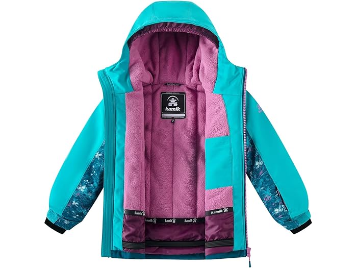 (���) ���ߥå� ���å� ���󥸥��� (�ȥɥ顼 ��ȥ� ���å� �ӥå� ���å�) Kamik Kids Angel (Toddler/Little Kid/Big Kid) Aqua