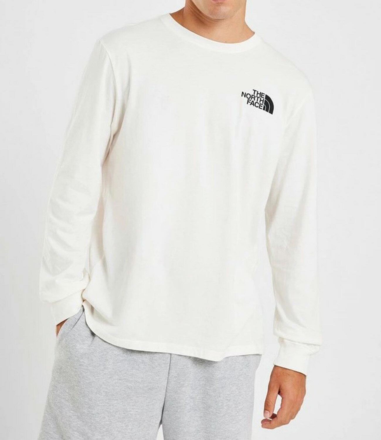 【訳あり アウトレット】ノースフェイス メンズ 長袖Tシャツ ロンT Tシャツ 白 ホワイト 男性 男性用 アウトドア スポーツ キャンプ 登山 ランニング バ...