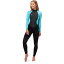 åȥ饰ŷԾŹ㤨( ˡ ǥ ꥢ  3/2 Хå-å ե åȥ -  O'Neill women Reactor II 3/2 Back-Zip Full Wetsuit - Women's Black/Light AquaפβǤʤ42,910ߤˤʤޤ