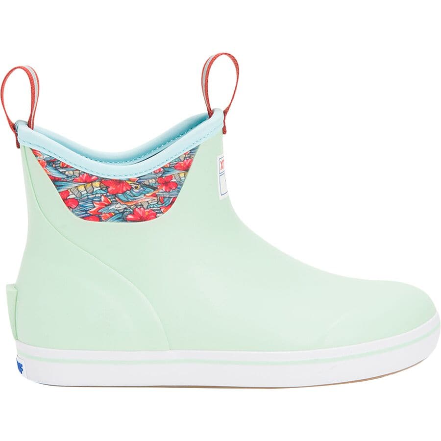 () GNXg^t fB[X AN 6C` tBbV EFA fbN u[c - EBY Xtratuf women Ankle 6in Fishe Wear Deck Boots - Women's Seafoam/Beauty & The Bonefish