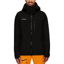 () }[g Y Xg[j[ HS WPbg - Y Mammut men Stoney HS Jacket - Men's Black/White