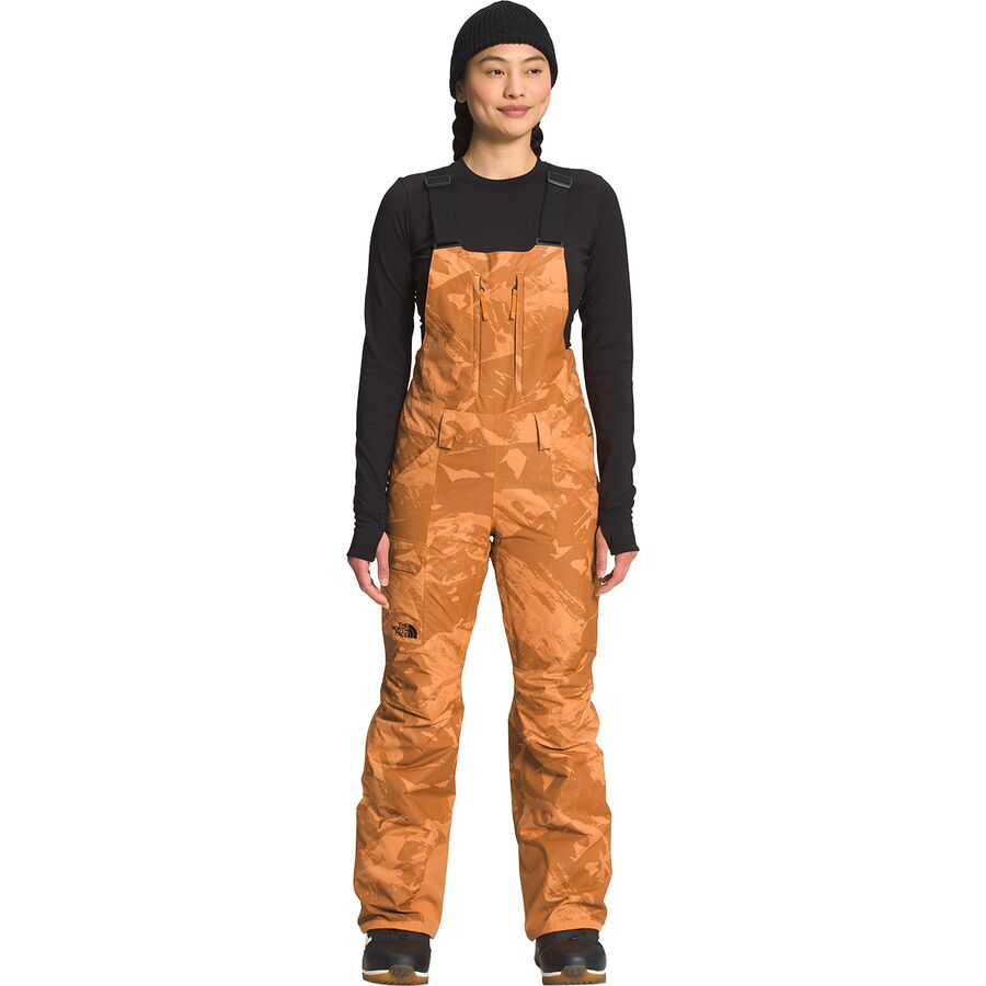 (取寄) ノースフェイス レディース フリーダム インサレーテッド ビブ パンツ - ウィメンズ The North Face women Freedom Insulated Bib Pant - Women's Topaz Tonal Mountainscape Print