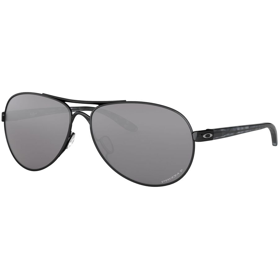 () I[N[ fB[X tB[hobN |[CYh TOX - EBY Oakley women Feedback Polarized Sunglasses - Women's Polished Black W/ Prizm Black Polarized