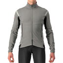 () JXe Y ytFbg [X Ro[`u WPbg - Y Castelli men Perfetto RoS Convertible Jacket - Men's Nickel Gray/Travertine Gray