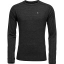 () ubN_Ch Y \[V 150 m x[X N[ - Y Black Diamond men Solution 150 Merino Base Crew - Men's Black