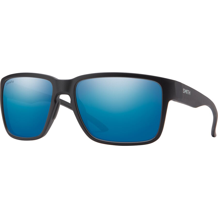 () X~X G}[W N}|bv |[CYh TOX Smith Emerge ChromaPop Polarized Sunglasses Matte Black/ChromaPop Polarized Blue Mirror