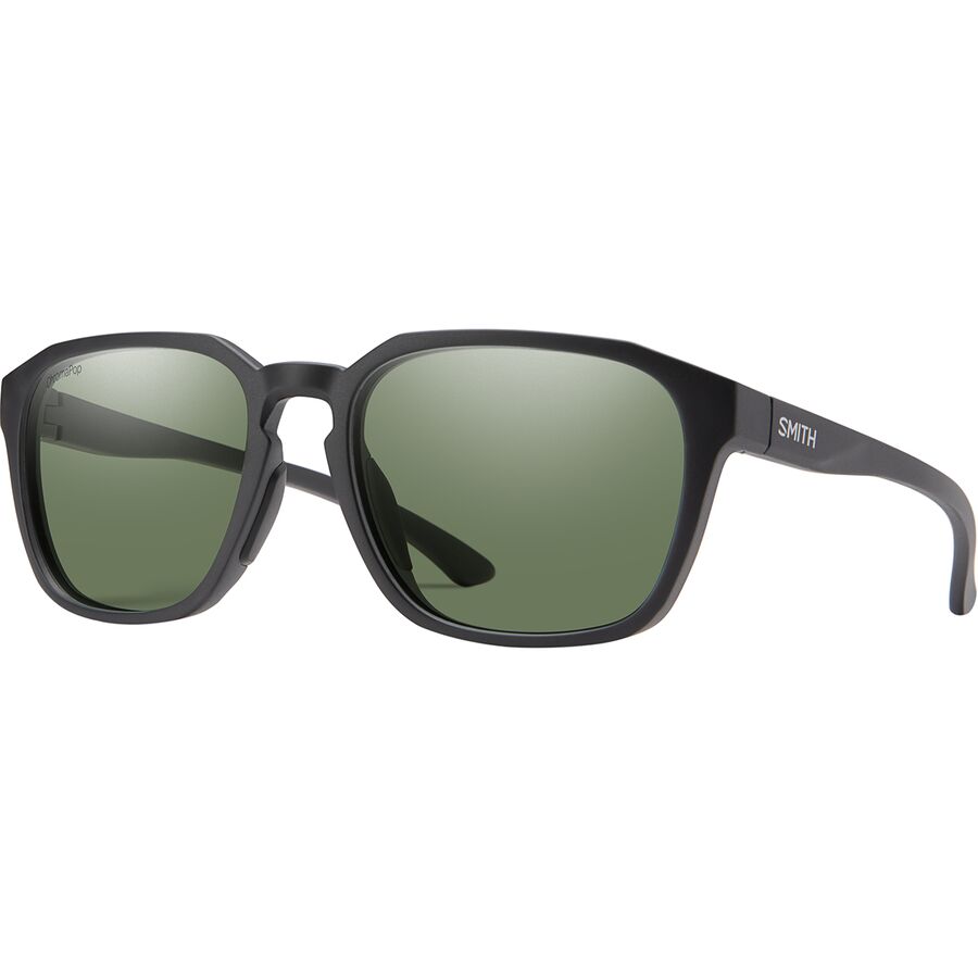 () X~X RcA[ N}|bv |[CYh TOX Smith Contour ChromaPop Polarized Sunglasses Matte Black/ChromaPop Polarized Grey Green