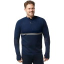 (取寄) スマートウール メンズ イントラニット メリノ テック 1/4-ジップ トップ - メンズ Smartwool men Intraknit Merino Tech 1/4-Zip Top - Men's Deep Navy