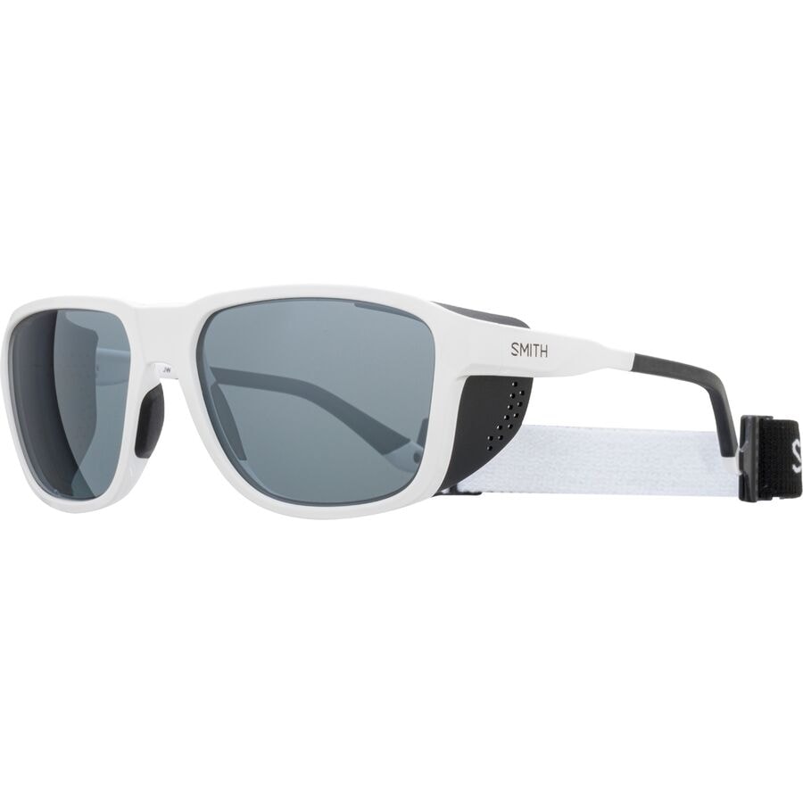 () X~X Go[N N}|bv |[CYh TOX Smith Embark ChromaPop Polarized Sunglasses White/ChromaPop Polarized Platinum Mirror
