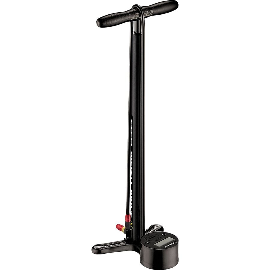 () UC XeB[ fW^ hCu tA[ |v Lezyne Steel Digital Drive Floor Pump Matte Black