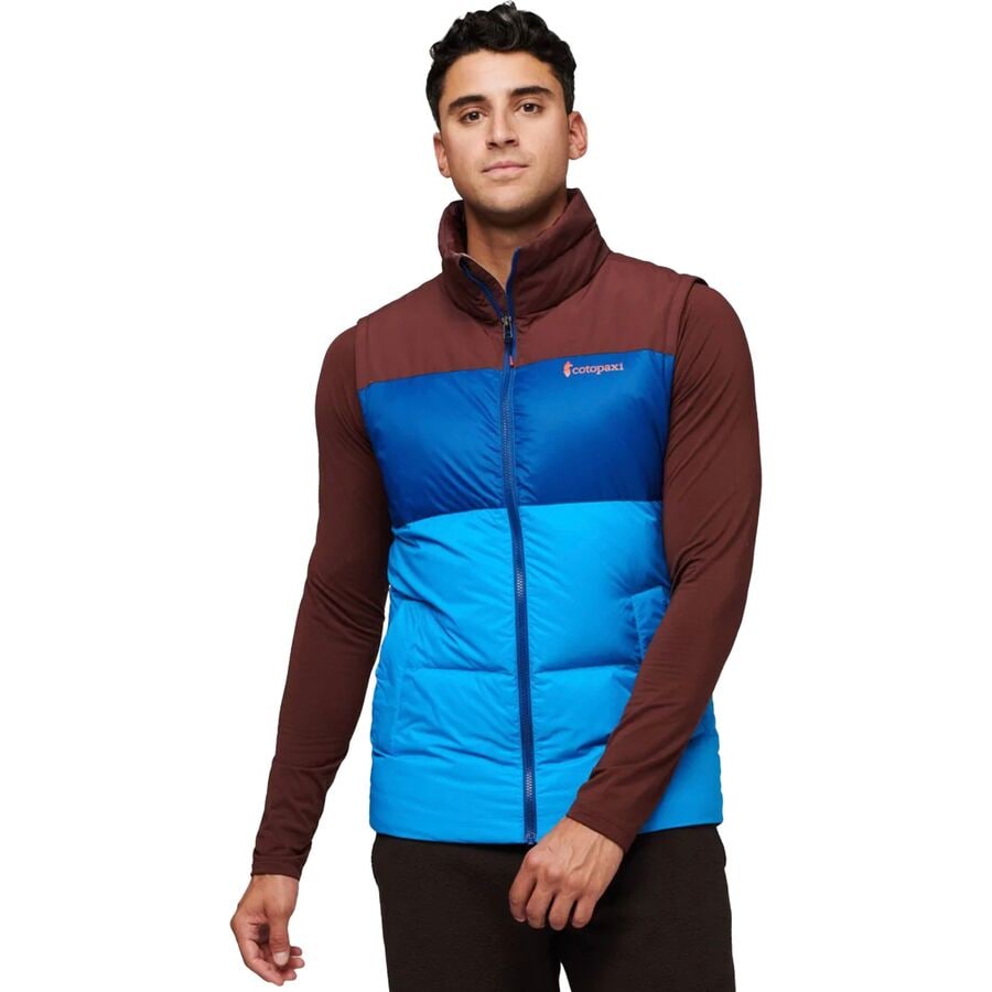 (取寄) コトパクシ メンズ ソラゾ ダウン ベスト - メンズ Cotopaxi men Solazo Down Vest - Men's Chestnut & Saltwater