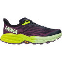 (取寄) ホカオネオネ レディース スピードゴート 5 トレイル ランニング シュー - ウィメンズ HOKA women Speedgoat 5 Trail Running Shoe - Women's Blue Graphite/Evening Primrose