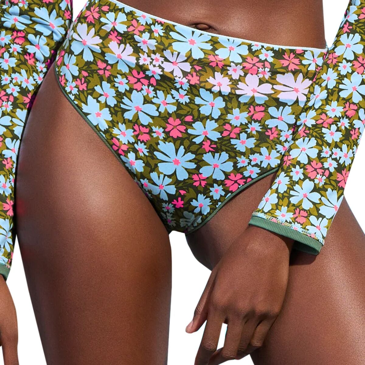 (取寄) マージ レディース スージー V ビキニ ボトム - ウィメンズ Maaji women Suzy V Bikini Bottom - Women's Crocodile Green