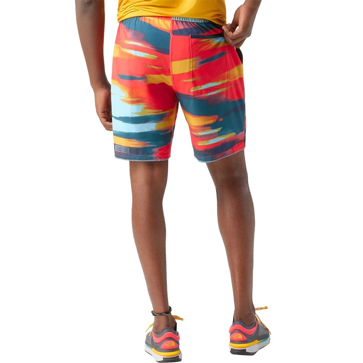 (取寄) スマートウール メンズ アクティブ ライン 8インチ ショート - メンズ Smartwool men Active Lined 8in Short - Men's Carnival Horizon Print 3