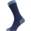 (取寄) シールスキンズ ウォータープルーフ ウォーム ウェザー ミッド レングス ソック SealSkinz Waterproof Warm Weather Mid Length Sock Navy Blue