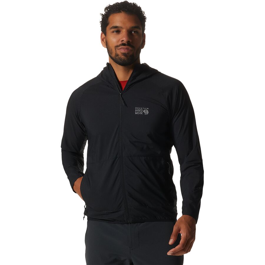 () ޥƥϡɥ    ѡ Mountain Hardwear men Kor AirShell Hoodie - Men's Black