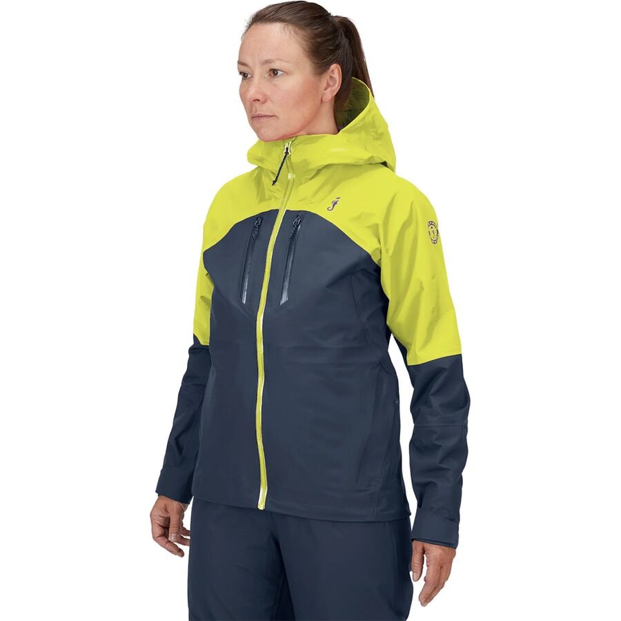 (取寄) マスタングサバイバル レディース タク ウォータープルーフ ジャケット - ウィメンズ Mustang Survival women Taku Waterproof Jacket - Women's Admiral/Mahi Yellow